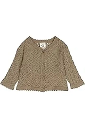 Müsli By Green Cotton Knit Naald Out Cardigan Baby, , 98 cm