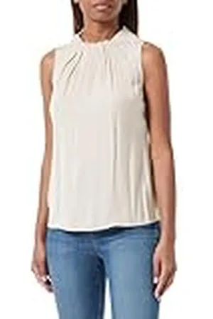 Comma, Blouse mouwloos, , 40
