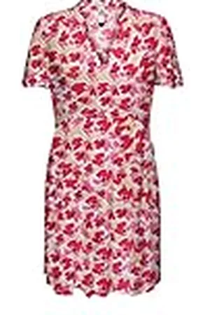 JDY Dames starr Life S/S V-hals jurk WVN Noos jurk, , 40