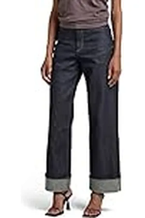 G-Star RAW Stray Ultra High Straight Selvedge Jeans, , 29W / 34L, , 29W x 34L