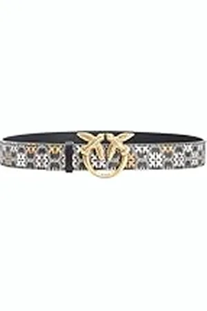 Pinko Love Berry H3 riem PVC logo print riem, , L dames, , L