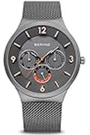 Bering Herenhorloge quartz uurwerk - Klassieke collectie met roestvrij staal en saffierglas 33441-377