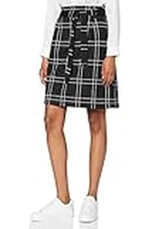 Blue Seven Dames Paperbag geruite rok, , S