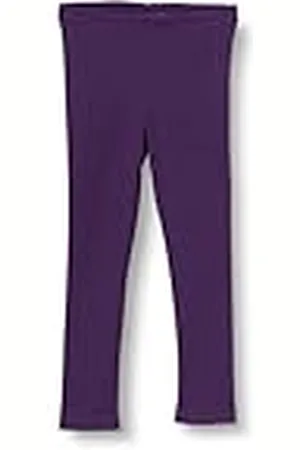 Green Cotton Alfa Rib leggings voor babymeisjes, , 74