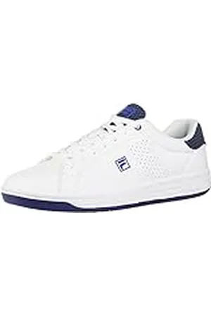 Fila Heren Crosscourt 2 NT Sneakers, White-Lapis Blue, 41 EU