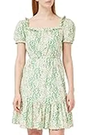 People Tree Dames V&a Harebell Korte Jurk Casual, Meerkleurig, 34