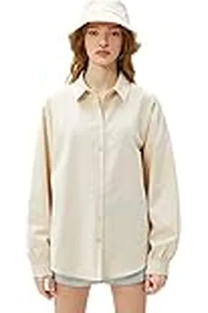 Koton Basic katoenen overhemd met lange mouwen voor dames, , 38