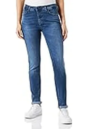 Mustang Jasmin jeggings jeans voor dames, middelblauw 682, 33W / 34L