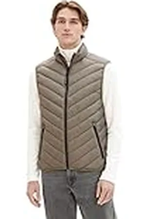 TOM TAILOR TOM KLEERMAKER lichtgewicht gewatteerd herengilet met opstaande kraag van gerecycled polyester