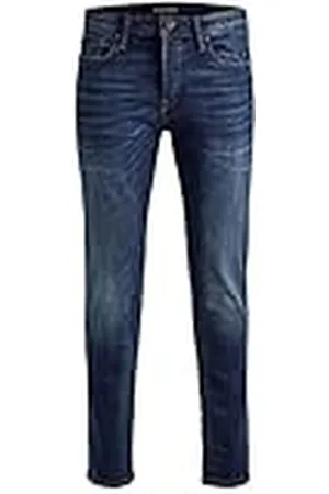 JACK & JONES Mann Jeans TIM Rechte Pijpen Slim Fit Platte Voorkant TIM OORSPRONKELIJK, Colour: , Size:29W / 30L
