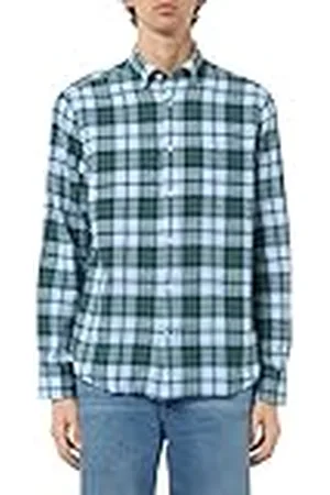 GANT REG COTTON Linnen Check SHIRT, , XXL