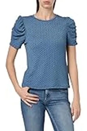 VILA Dames Vianine S/S Puff Sleeve Top-Noos T-shirt, , XXL