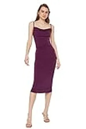 Trendyol Dames Midi Bodycon Getailleerde Gebreide Jurken, , M