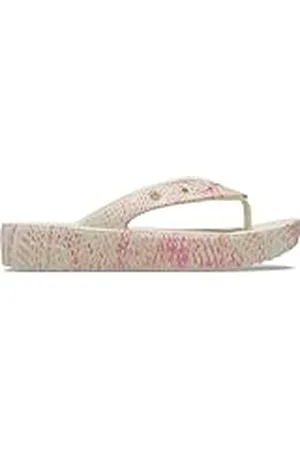 Crocs Dames Classic Platform Snake Print Flip Flops, , 37/38 EU