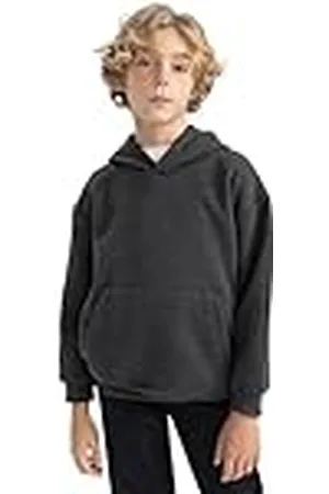 DeFacto Sweatshirt met capuchon voor jongens, , 5-6 Jaar