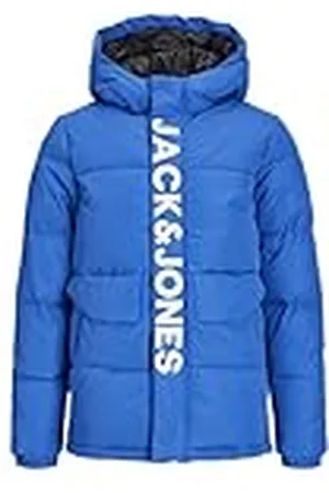 JACK&JONES JUNIOR Jongens JCOSPEED Puffer SN MNI bufferjack, Nautical Blue/Detail: White Logo Borst, 110, , 110 cm