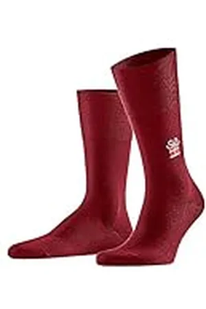 Falke Heren Sokken Airport Sweet Gift M SO Wol Katoen Gedessineerd 1 Paar, , 41-42