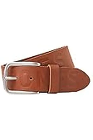 JACK & JONES Heren Jacporto Jeans Leather Belt Ln riem, , 95