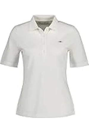 GANT Slim Shield Ss Pique poloshirt voor dames, , XS