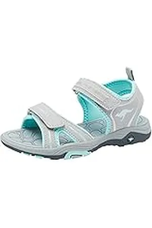 KangaROOS K-Leni Ancona Sandalen, Vapor Grey/Mint, 28 EU