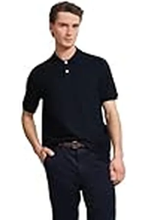 Bugatti Heren polo 1:2 mouw, , XXL
