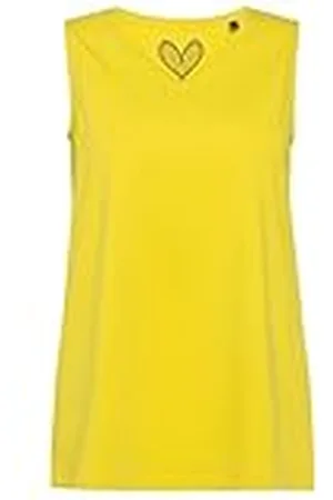 Ulla Popken Dames Basic V-hals A-Line Top, , regular, , 62/64 NL