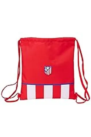Safta Atlético de Madrid rugzak, plat, groot, ideaal voor kinderen van verschillende leeftijden, comfortabel en veelzijdig, kwaliteit en duurzaamheid, 35 x 40 cm, , , Standaard, Casual