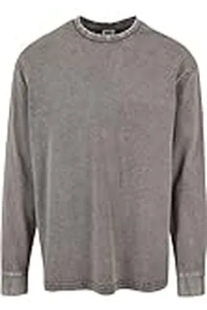 Urban classics Heavy Boxy Acid Wash Longsleeve voor heren, , XL