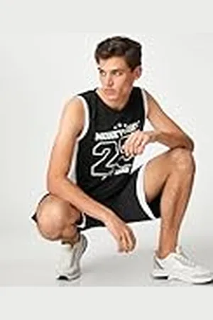 Koton Heren Varsity Tank Top Gedrukte Crew Neck, , S