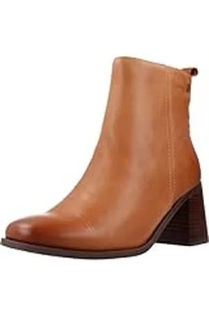 Carmela Enkellaarsjes met ritssluiting voor dames, kleur: bruin, maat: 37, , 41 EU