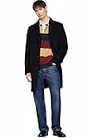 Tommy Hilfiger Heren DC WOOL MIX JAS MW0MW36611, Single-breasted jas, blauw, XXL, , XXL