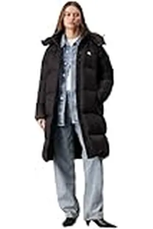 Calvin Klein Jeans Dames DOWN LONG PUFFER J20J224109, Puffer Jacket, Zwart, XS, , XS