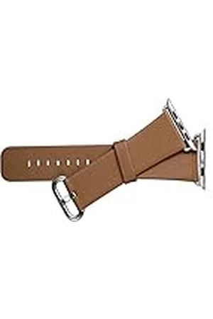 NK Bruine leren armband voor iWatch, , Eén maat, rundleer