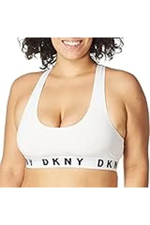 DKNY Gezellige Boyfriend Racerback Bralette voor dames, , L