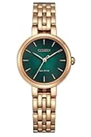 Citizen Dames analoog Eco-Drive horloge met roestvrijstalen armband, , Eén maat, armband