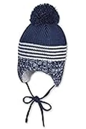 Sterntaler Gebreide muts voor babyjongens.