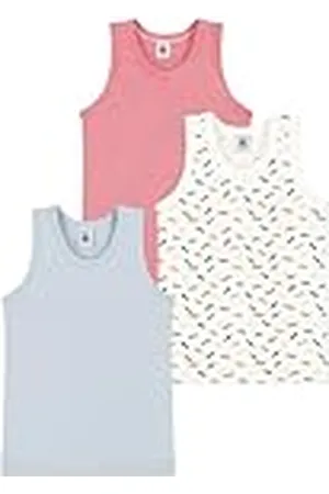 Petit Bateau 3 tanktops Varian10A, , 10 Jaar
