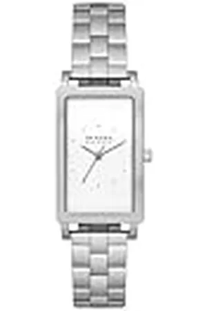 Skagen Hagen Horloge voor dames, Quartz uurwerk met roestvrij stalen of leren band