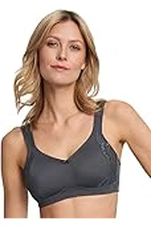 Susa Minimizer Beha voor dames, zonder beugel, London I damesbeha met minimizer snit, verkleint de borsten optisch I voorgevormde cups, brede bandjes, , 90D