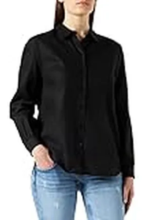 Noa Noa Dames Otn Organic Cotton Voile, shirt met lange mouwen, , 46 NL
