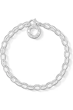 Thomas Sabo X0031-001-12-S Bedelarmband voor dames, 925 sterling zilver, lengte 14,5 cm