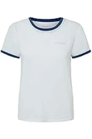 Pepe Jeans Dames Elise, T-shirt, wit, XL, , XL