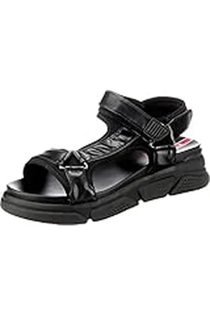 QS by s.Oliver Dames 5-5-28203-24 riempjessandalen, zwart 001, 40 EU