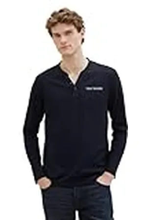 TOM TAILOR T-shirt met lange mouwen voor heren, , XXL