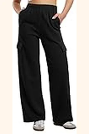 Urban classics Sportbroek voor dames, baggy lichte terry sweatbroek, casual trainingsbroek voor vrouwen, losse pasvorm, , XXL