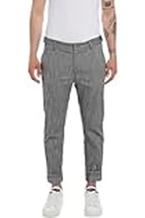 Replay Heren M9686 broek, 010 Blue/Natural White, 2730, , 27W x 30L