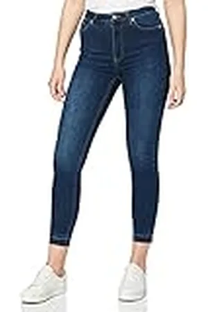 NA-KD Skinny jeans met hoge taille en open zoom voor dames, , 30