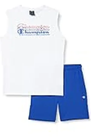 Champion Legacy Graphic Shop Double Logo S/L T-shirt & shorts compleet , 5-6 jaar kinderen en jongens