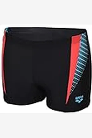 Arena M THREEFOLD Short R Swim Trunks, zwart-watermeloen, 50 heren