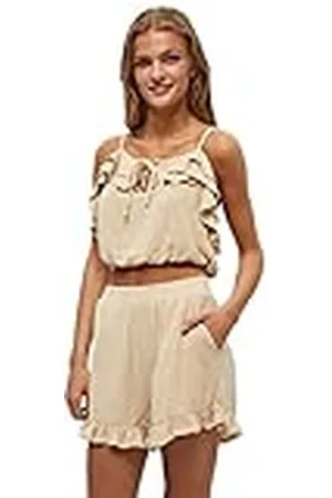 DESIRES Dames Jin Top Cami Shirt, oyster gray, M